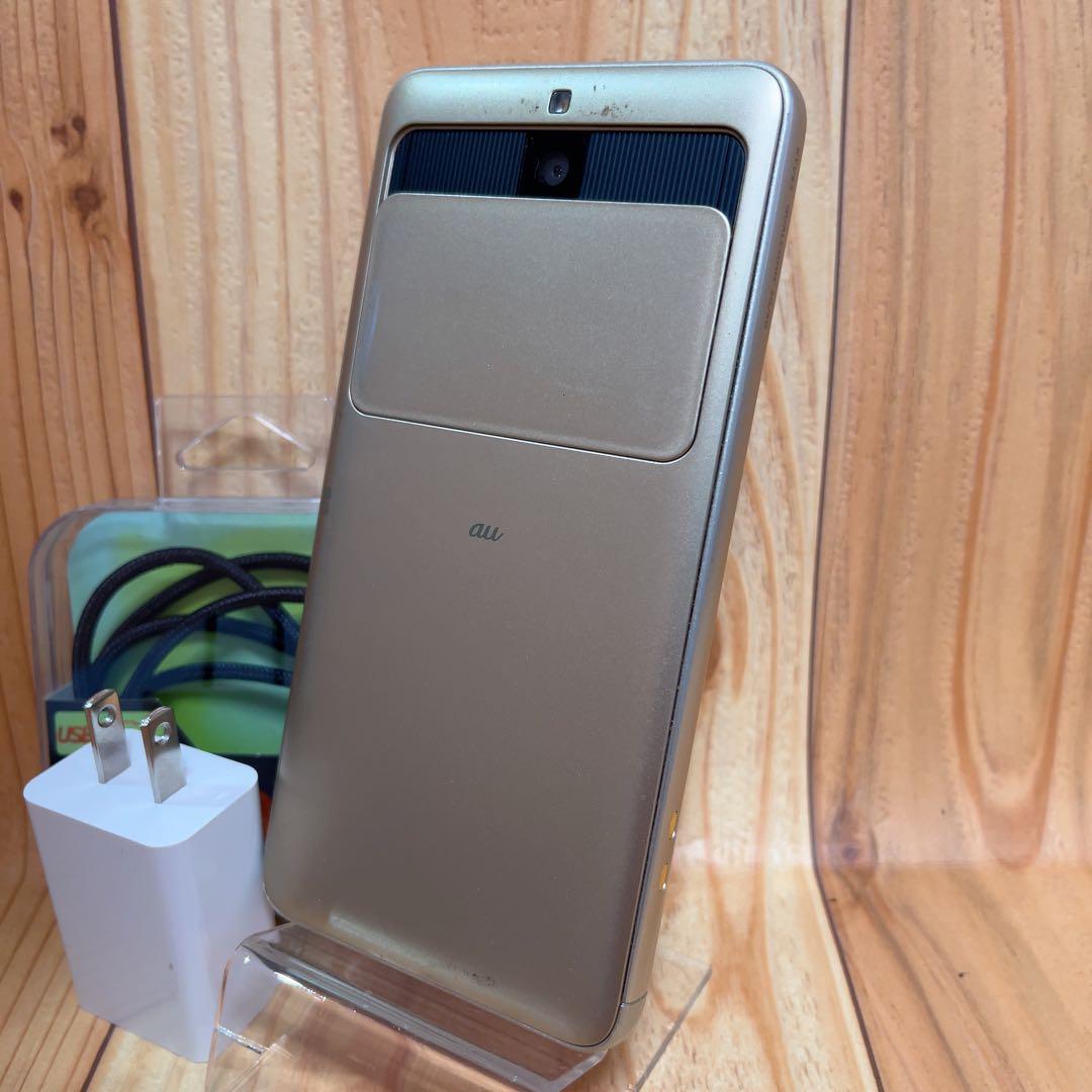 SIMフリー 本体 BASIO 3 KYV43 32 GB 174G4 ゴールド