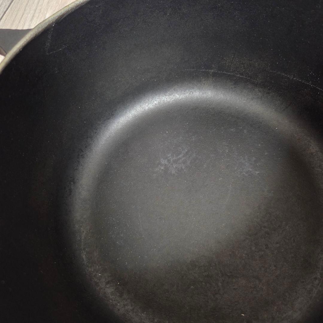 ル・クルーゼ 18cm 両手鍋　マットブラック