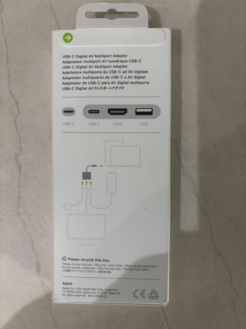 分配器・切替器 Apple USB-C Digital AV Multiport Adapter