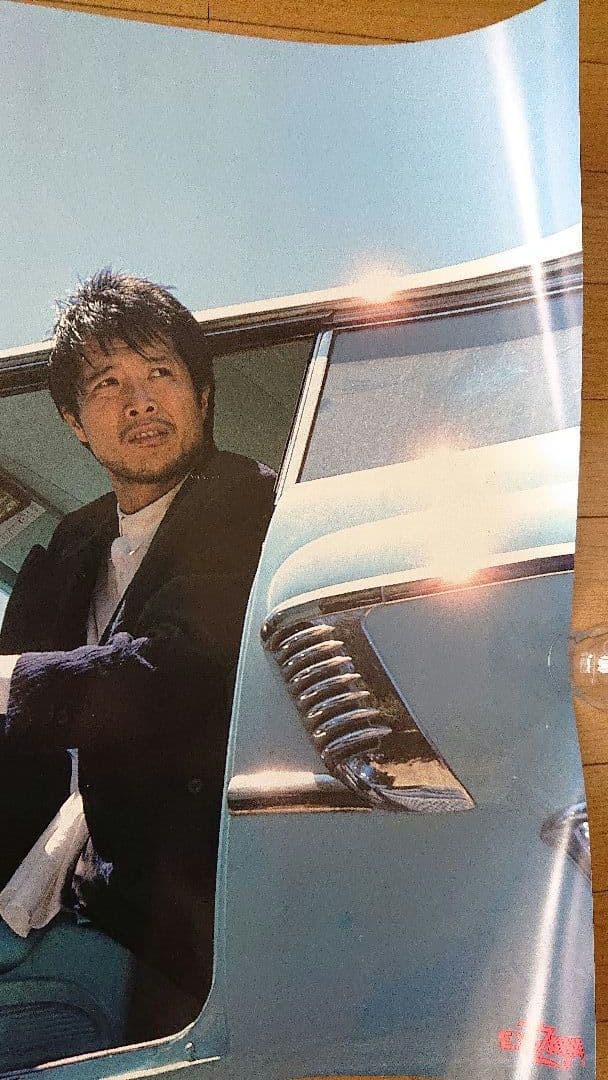 貴重レア 矢沢永吉E.YAZAWA当時物ポスター 80年代？ A1サイズ