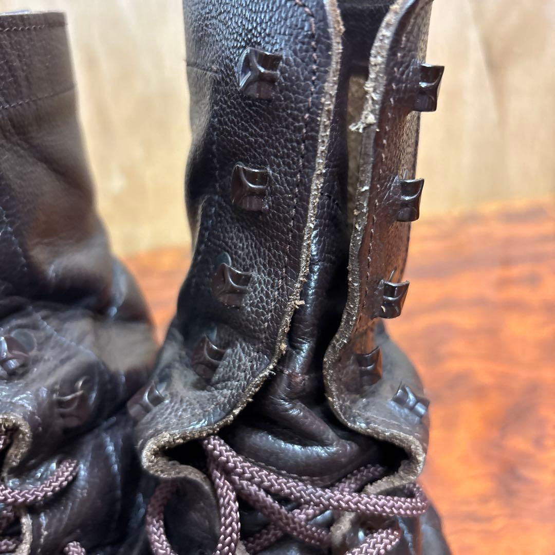 ミリタリーブーツ 黒 レザー ハイカット　26㎝0202o185