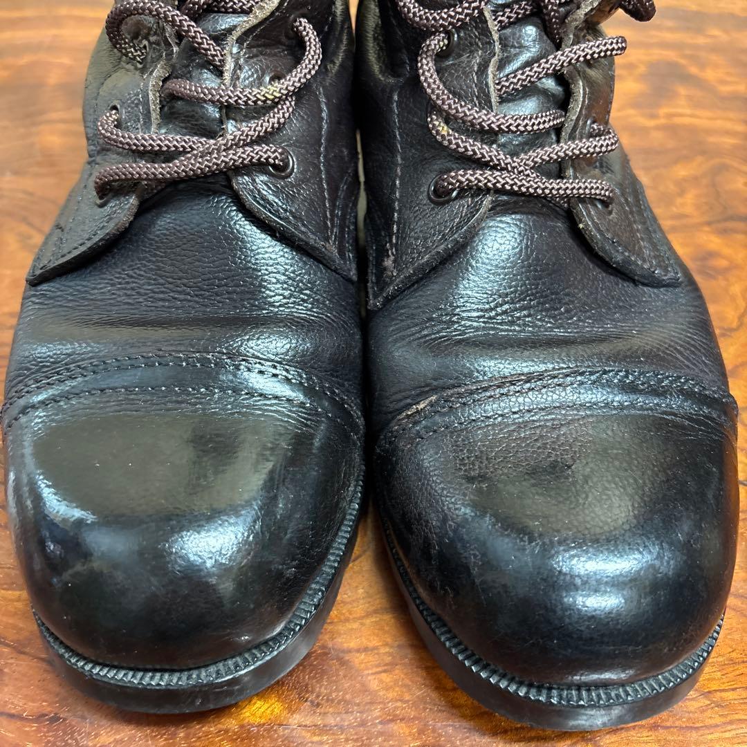 ミリタリーブーツ 黒 レザー ハイカット　26㎝0202o185