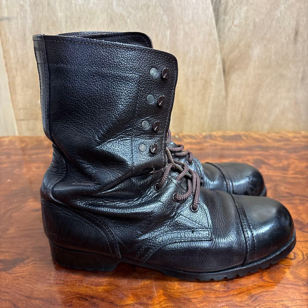ミリタリーブーツ 黒 レザー ハイカット　26㎝0202o185