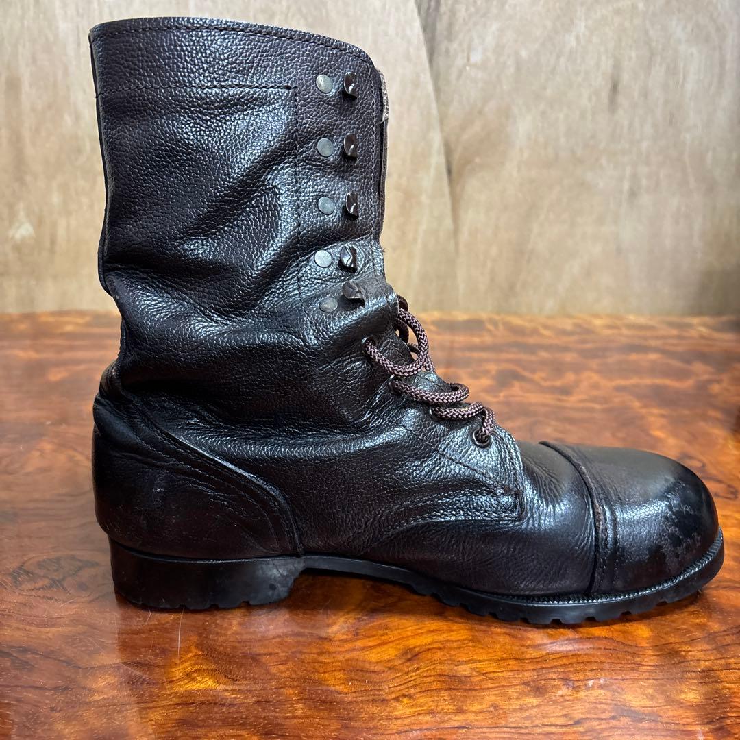 ミリタリーブーツ 黒 レザー ハイカット　26㎝0202o185