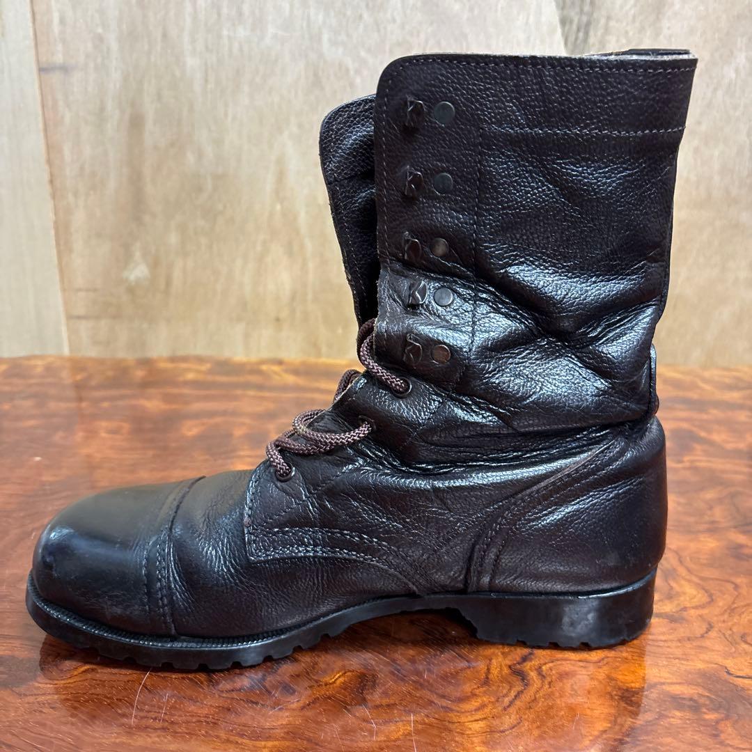 ミリタリーブーツ 黒 レザー ハイカット　26㎝0202o185