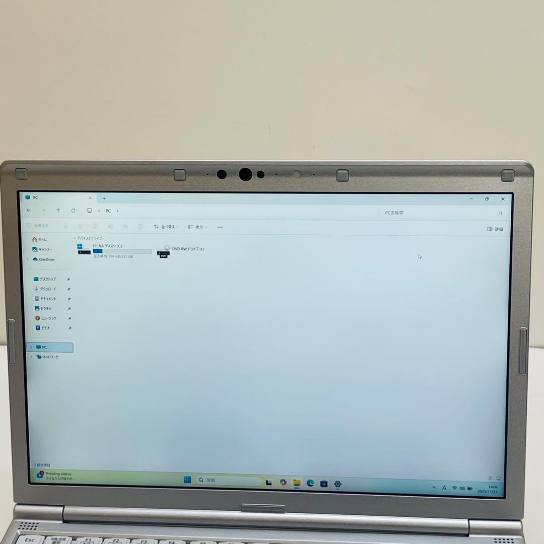 #488 パナソニック CFSV7-3L i5-8250U 8GB SSD256