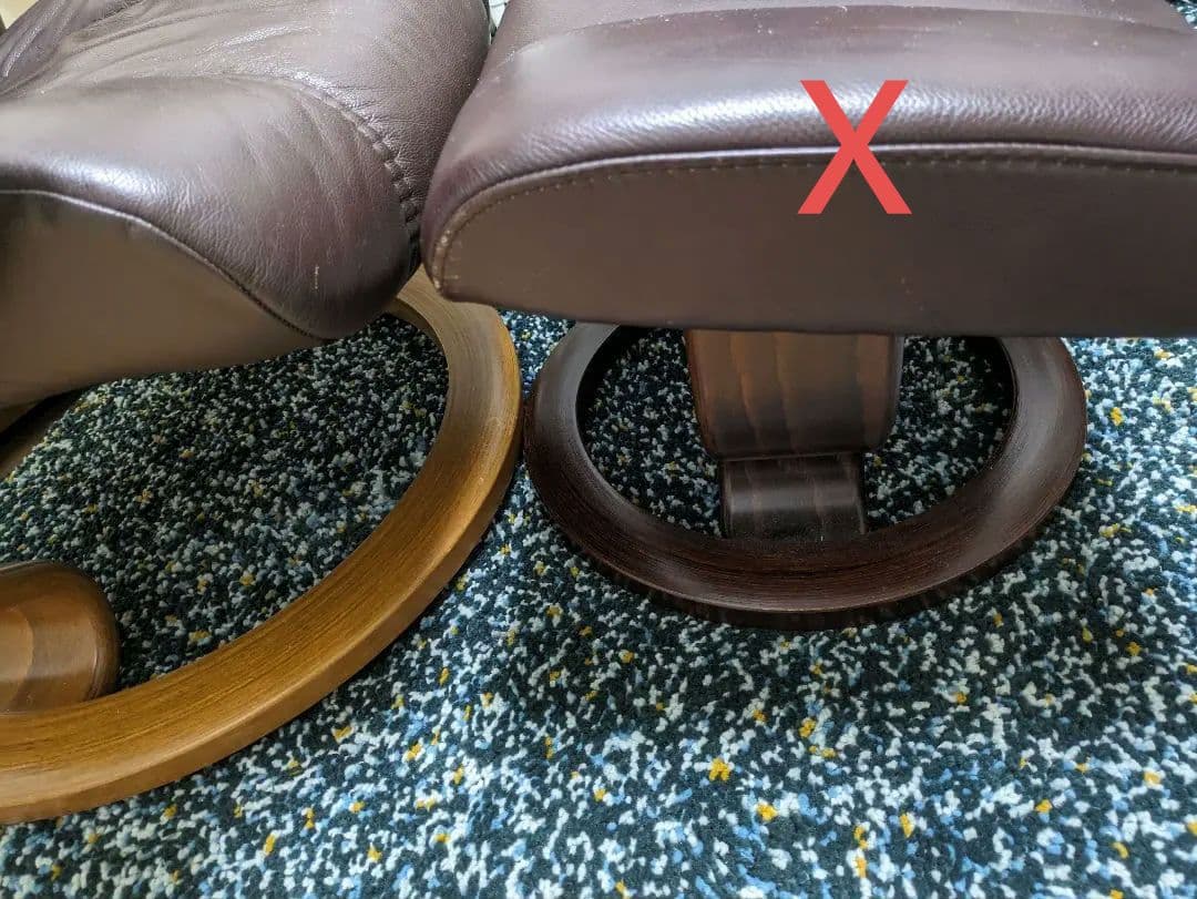 値下げ 送料込み エコーネス　ストレスレスチェア　本体のみ  リクライニング