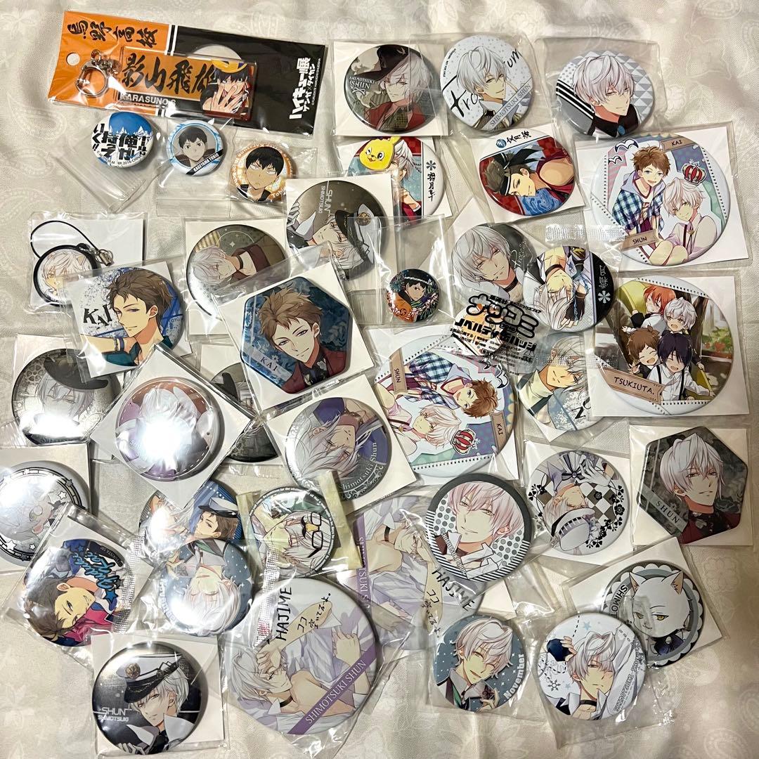 アニメ グッズ まとめ売り ハイキュー!! ツキウタ。 SERVAMP 缶バッジ