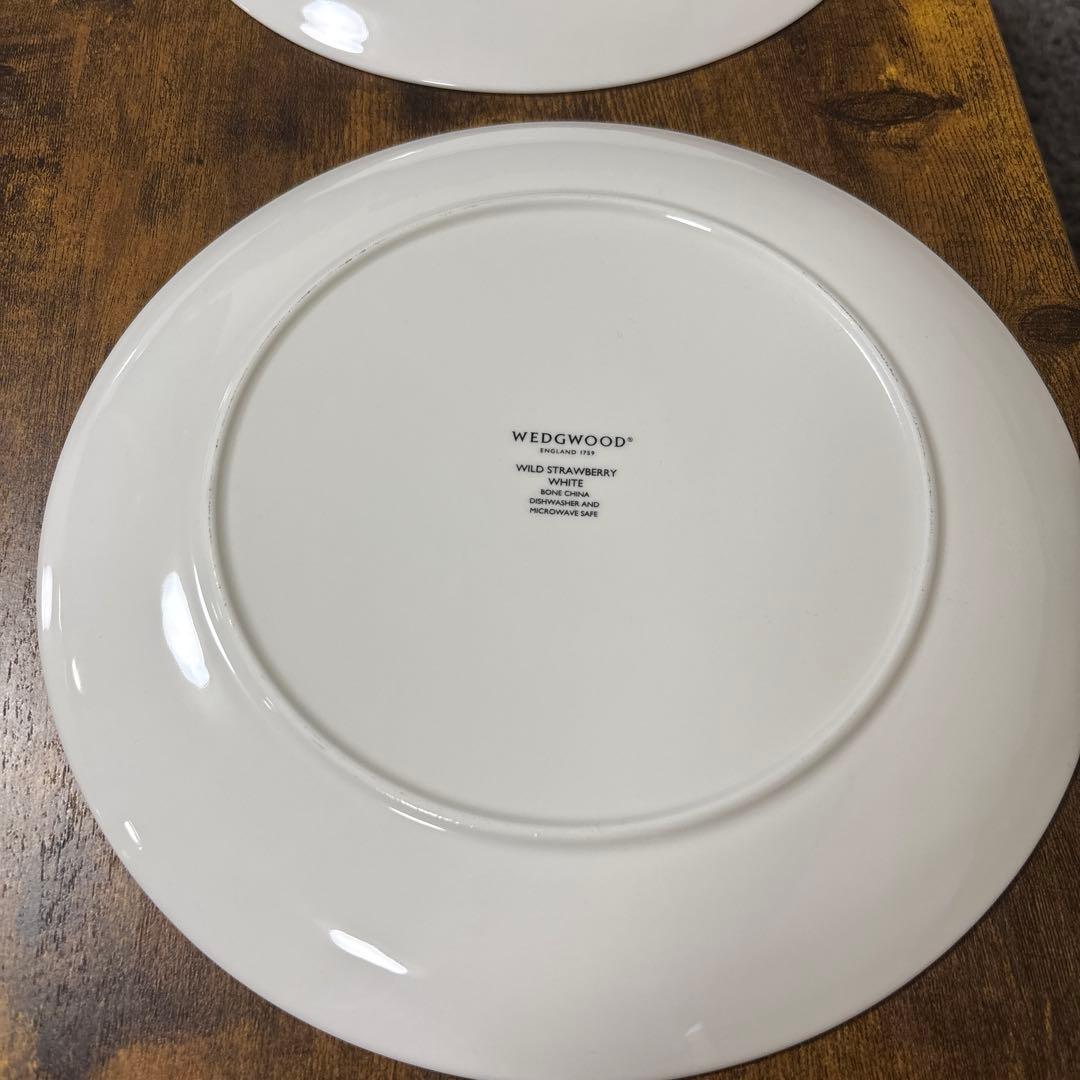  WILD STRAWBERRY WHITE プレート4枚セット