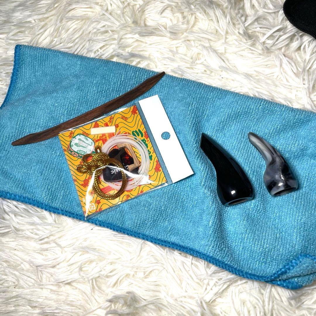 【美品】沖縄三線 人工皮 初心者向け 専用ケース付き