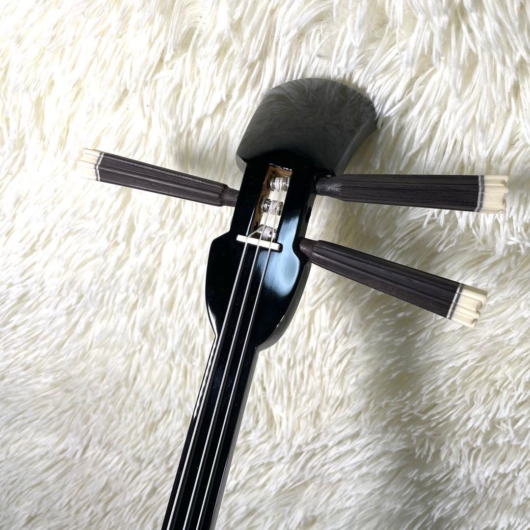 【美品】沖縄三線 人工皮 初心者向け 専用ケース付き