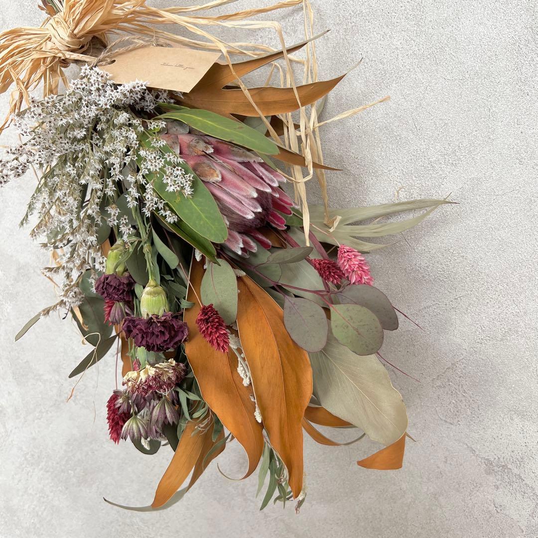 * * ナチュラルスワッグ カーネーション プロテアピンクアイス ラッピング無料