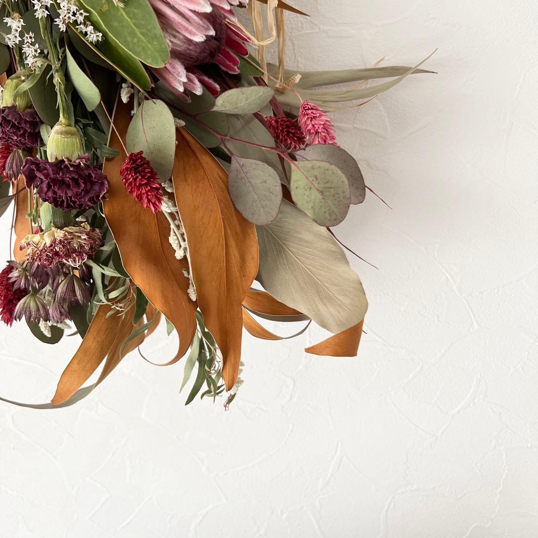 * * ナチュラルスワッグ カーネーション プロテアピンクアイス ラッピング無料