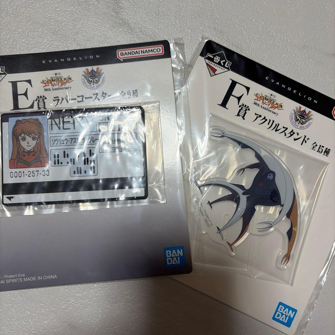 エヴァンゲリオン 一番くじフィギュアセット B賞 C賞D賞　シンジ レイ アスカ