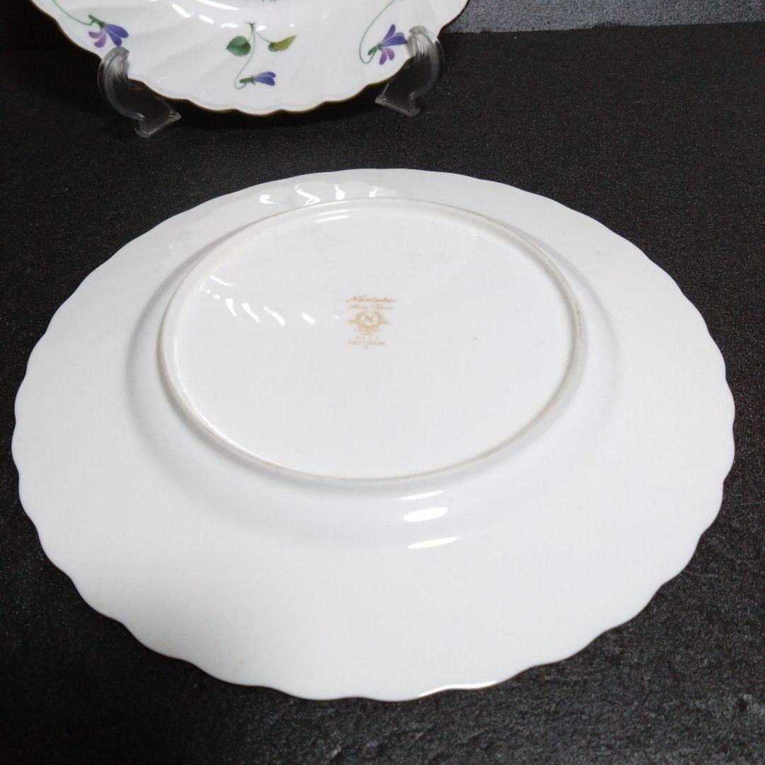 未使用ノリタケバイオレットドリームディナープレート2枚 NORITAKE