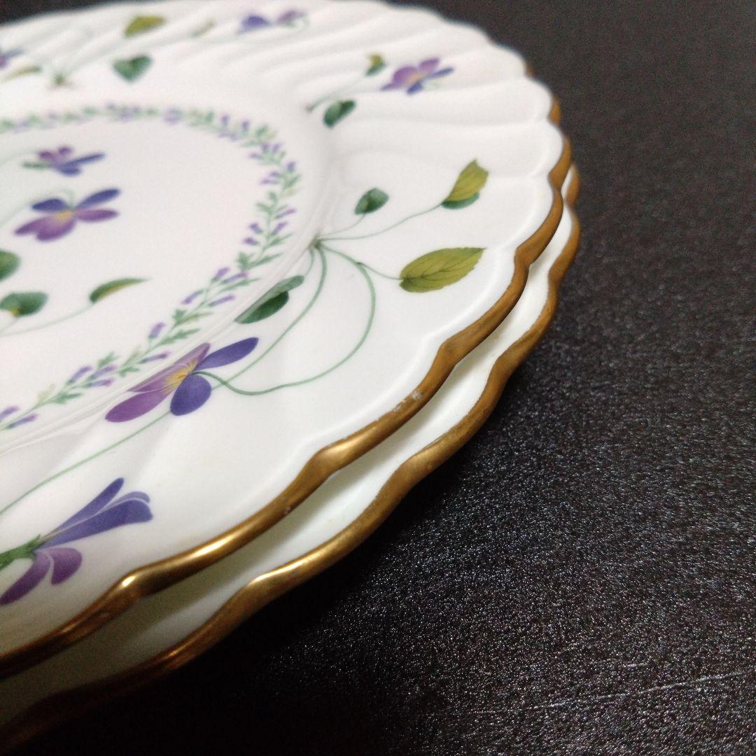 未使用ノリタケバイオレットドリームディナープレート2枚 NORITAKE