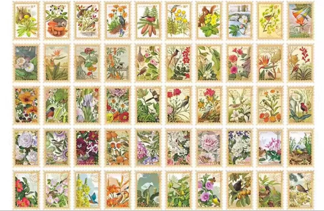 新品未使用コラージュ素材紙モノ大量お裾分けステッカー まとめ売り