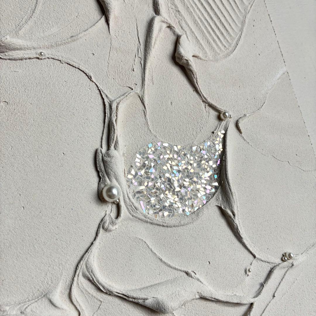 現代アート　53×45.5㎝　テクスチャーアート　抽象画　モダン　インテリア