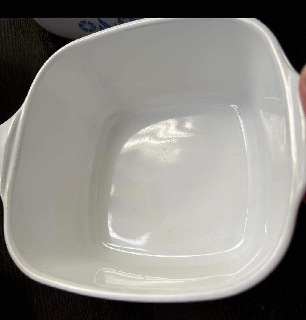 コーニングウェア　キャセロール　ブルーコーンフラワー　セット