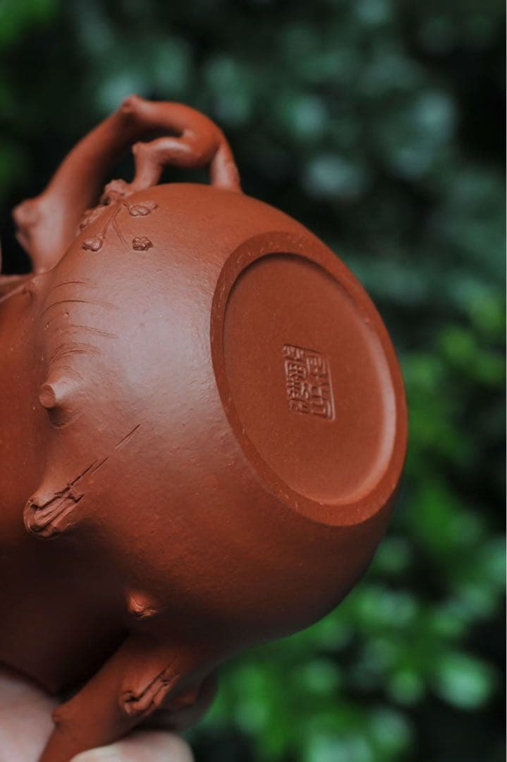 手作り 朱泥砂急須 260ml 急須 茶壷 茶壺 茶銚 茶注 中国茶器 煎茶道具