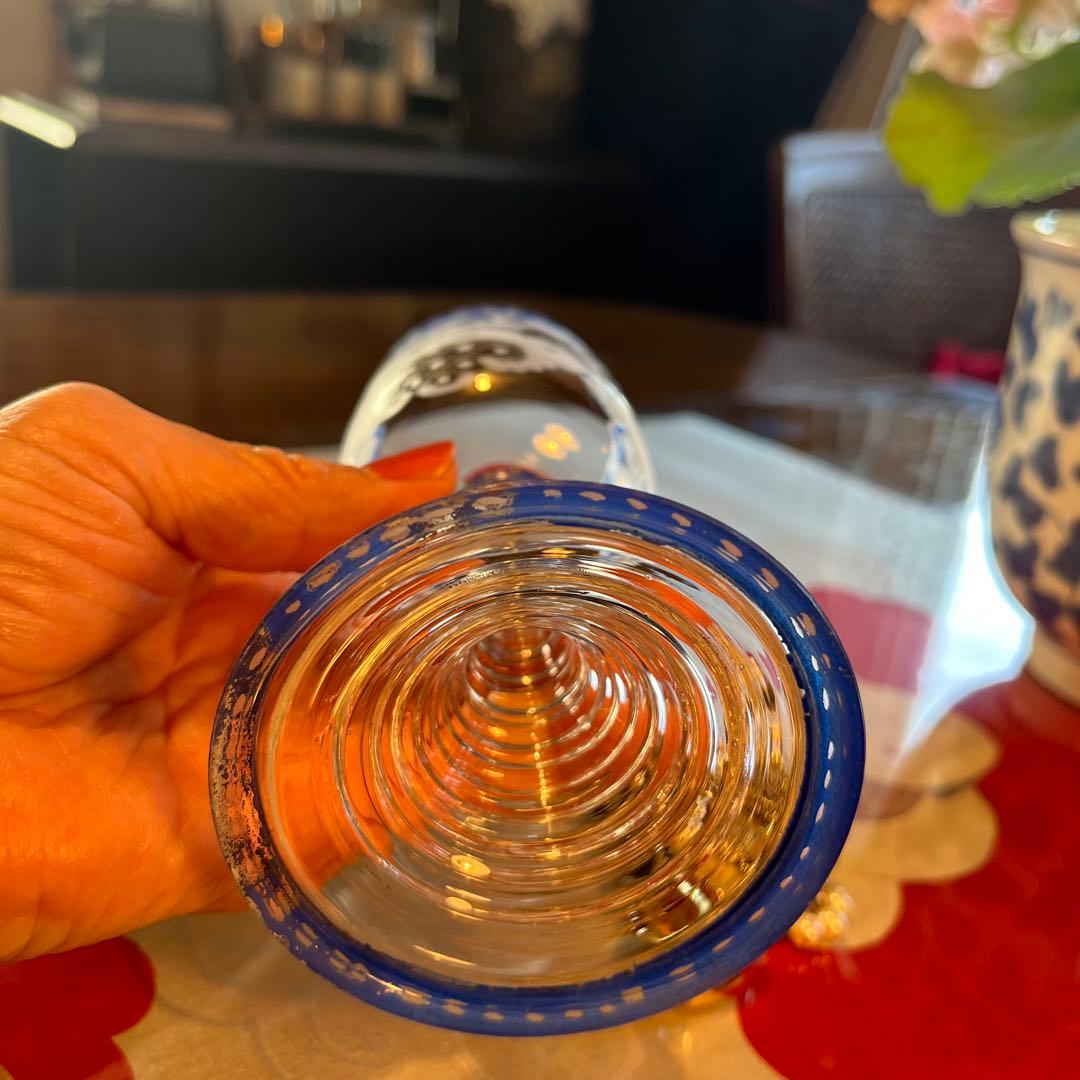 ￼￼ A1049 アンティーク和ガラス　日本の工芸ガラス　グラディエール￼