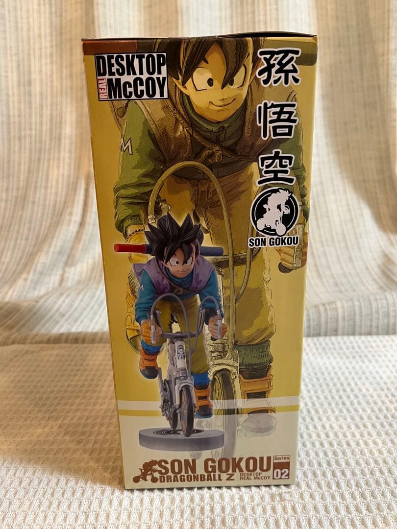 【新品未開封】ドラゴンボールZ デスクトップリアルマッコイ 02 孫悟空 自転車