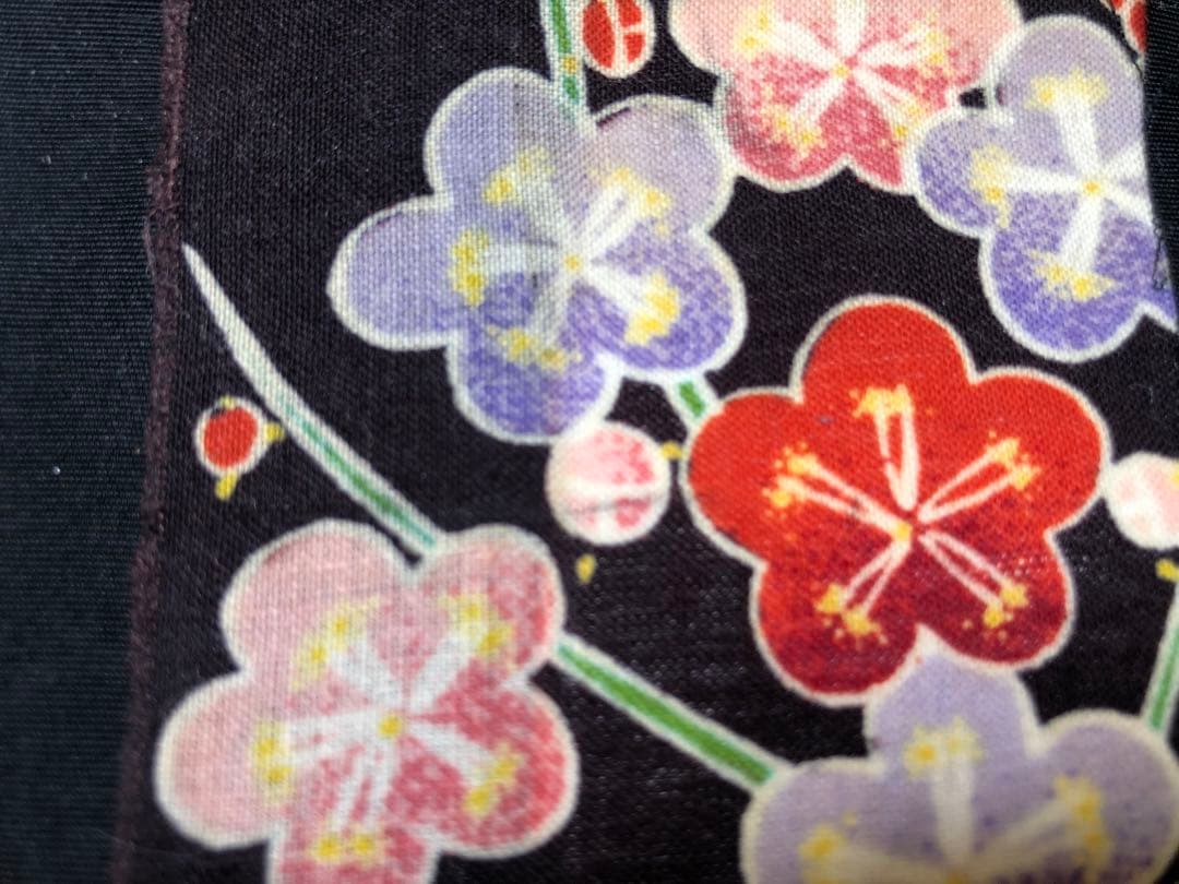 一閑張り　一閑張りバック　【大】縮緬　大正縮緬　錦紗縮緬　犬張子　狛犬