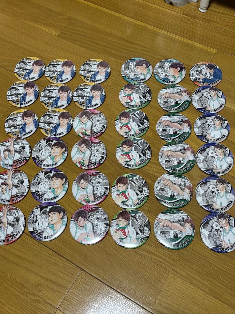 ハイキュー!!展 コレクション缶バッジ HEROES 青葉城西 及川徹 9種
