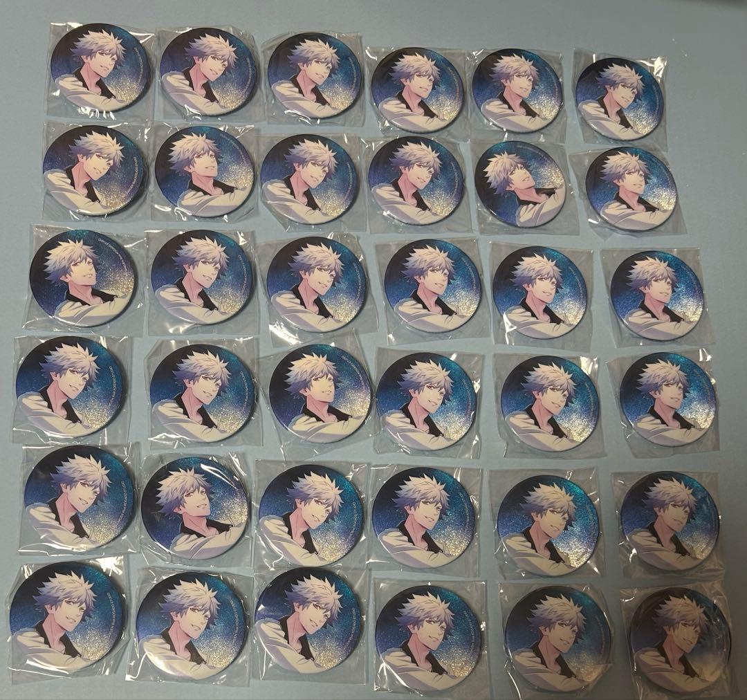 うたプリ 蘭丸 ML グリッター 缶バッジ