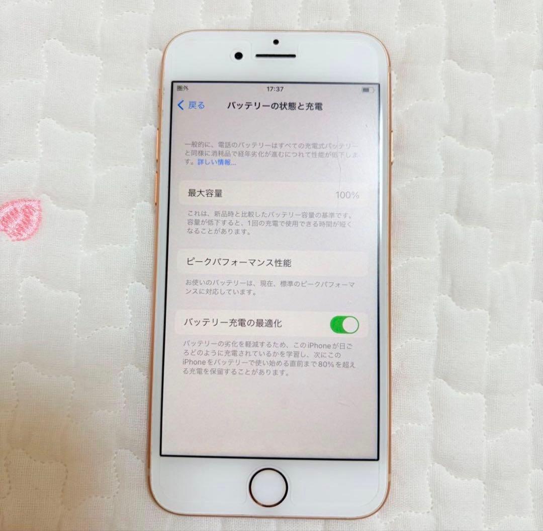 iPhone8 64GB 本体　イヤホン　ケーブル　コネクタ