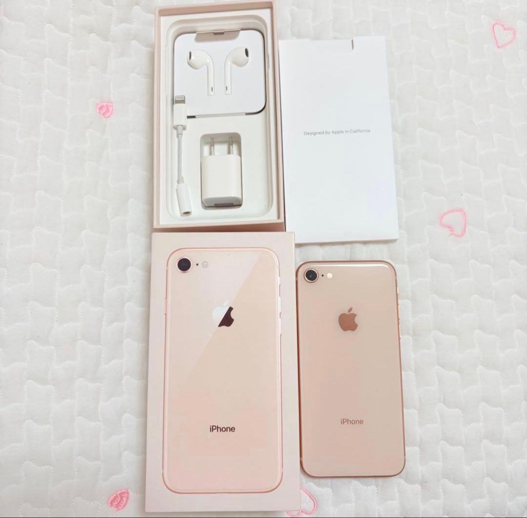 iPhone8 64GB 本体　イヤホン　ケーブル　コネクタ