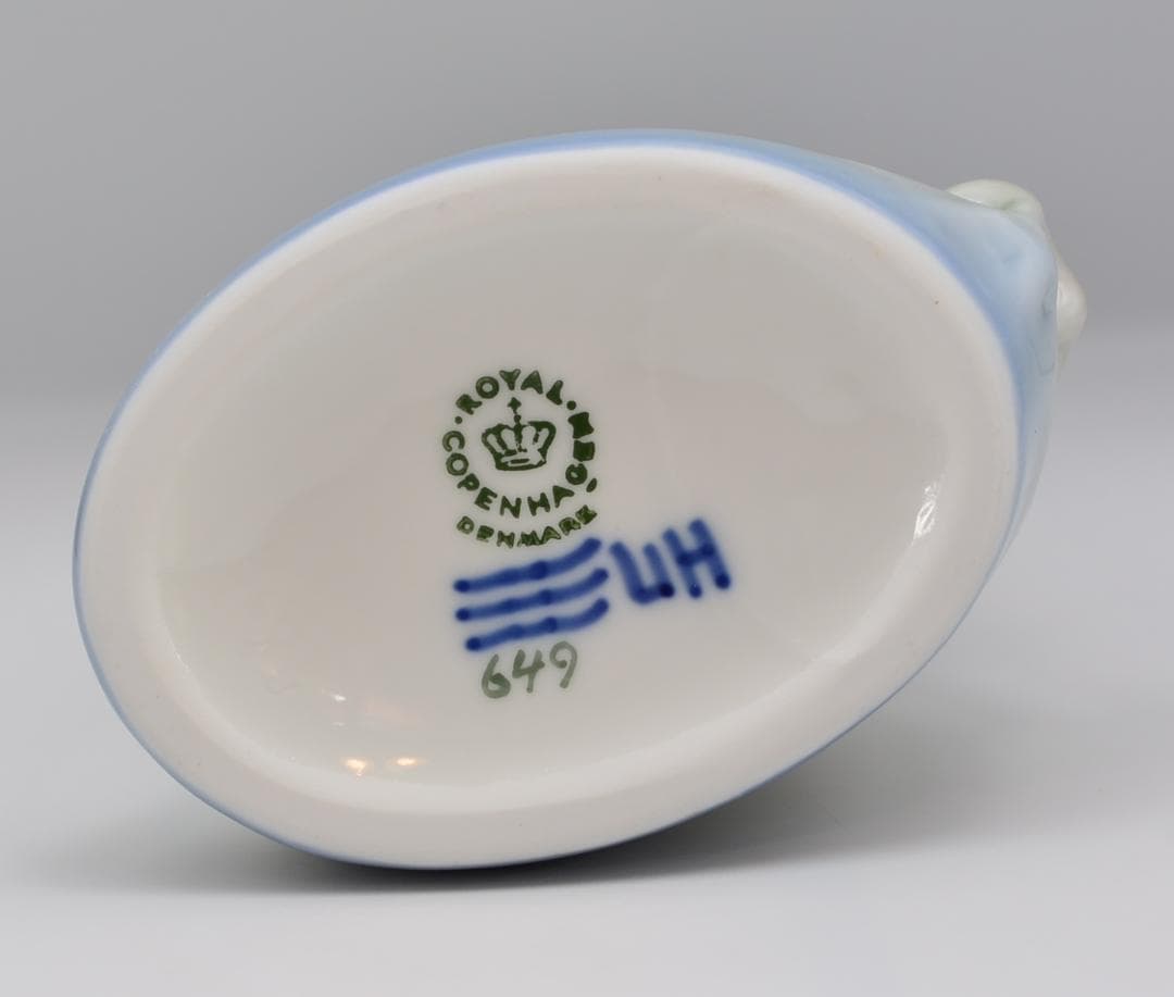 枝の上のオウム　＃649　★ロイヤルコペンハーゲン　デンマーク　ヴィンテージ