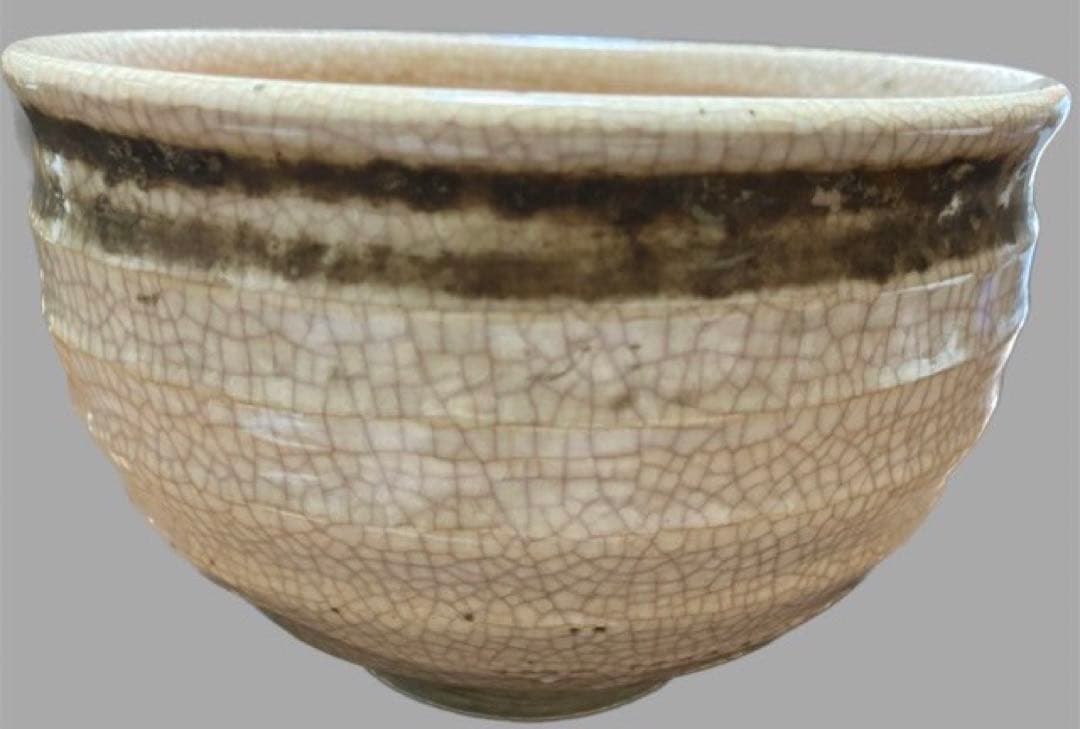 3/18までのお値下げ✨　萩焼　三輪窯　第九代　三輪雪堂？　茶碗　茶道具