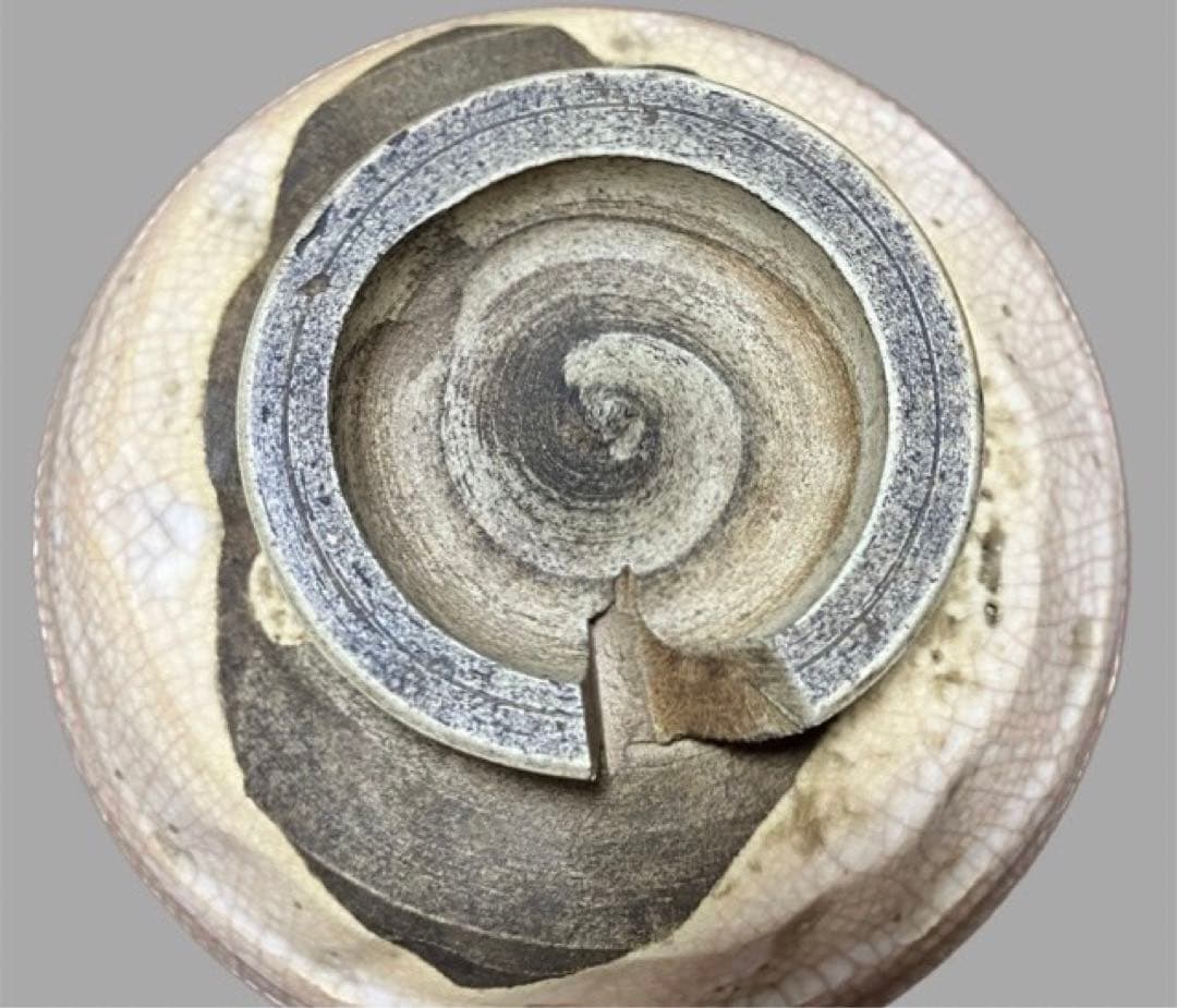 3/18までのお値下げ✨　萩焼　三輪窯　第九代　三輪雪堂？　茶碗　茶道具