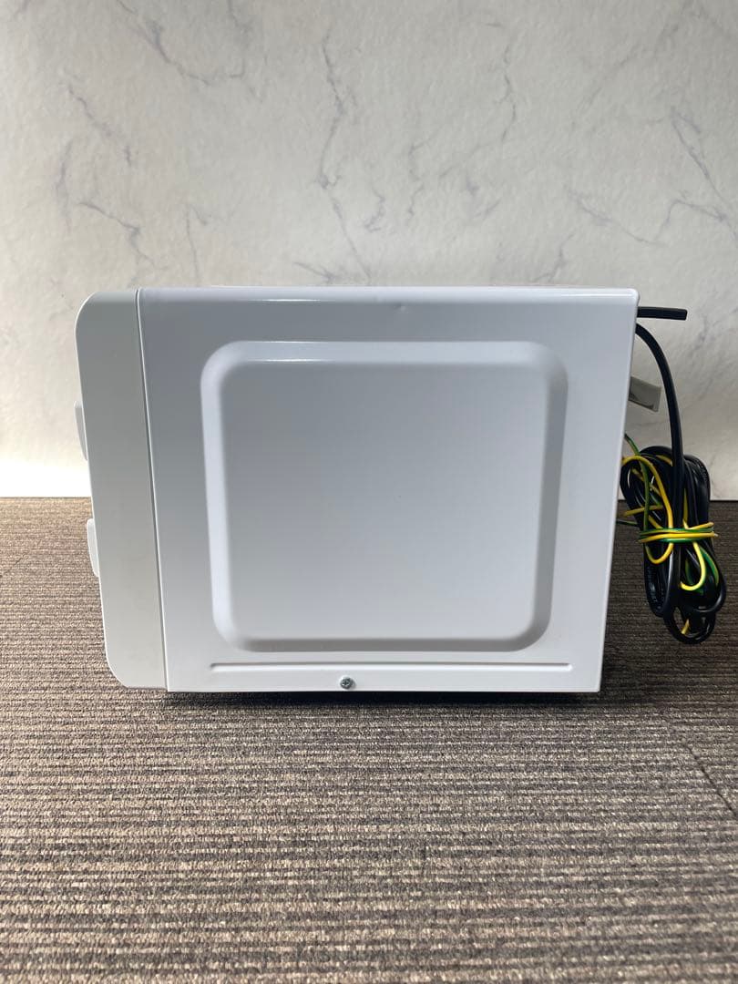 998 山善 ホワイト電子レンジ ターンテーブル 横開き 60Hz 一人暮らし