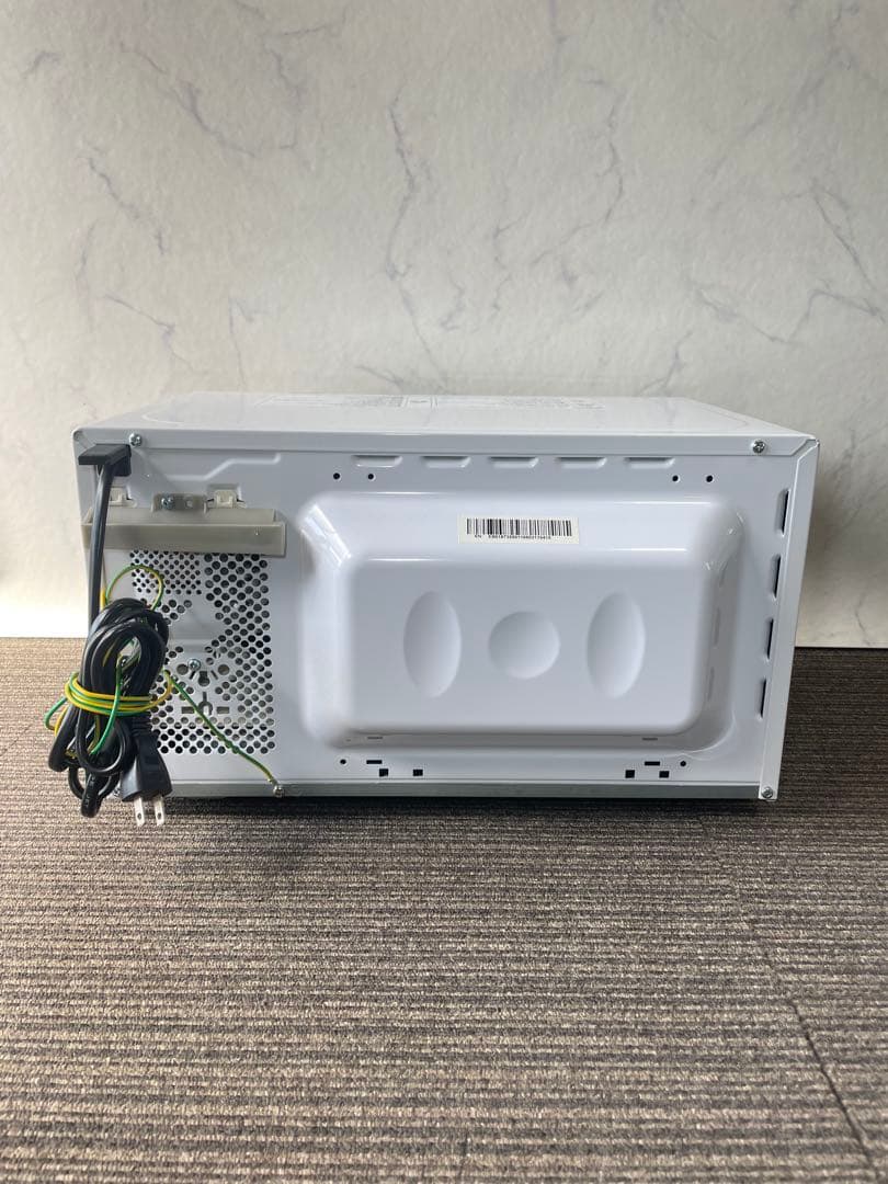 998 山善 ホワイト電子レンジ ターンテーブル 横開き 60Hz 一人暮らし