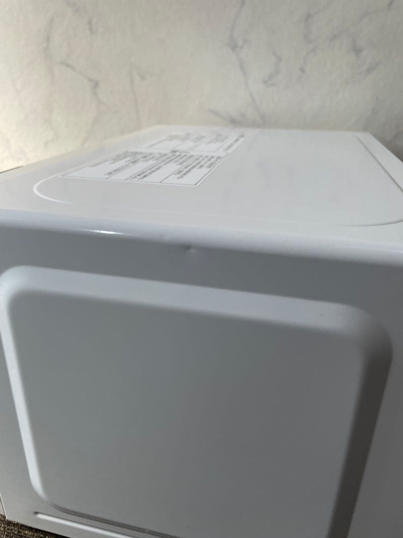 998 山善 ホワイト電子レンジ ターンテーブル 横開き 60Hz 一人暮らし