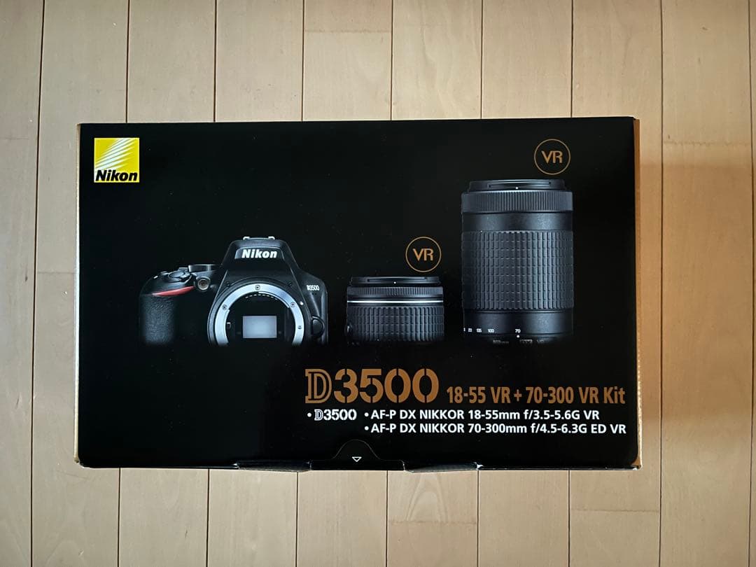 【美品】Nikon D3500 ダブルズームキット