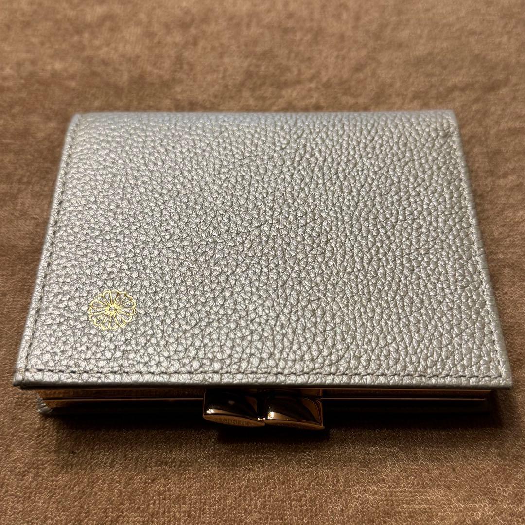 ★『新品未使用』皇居財布 がま口 シルバー★