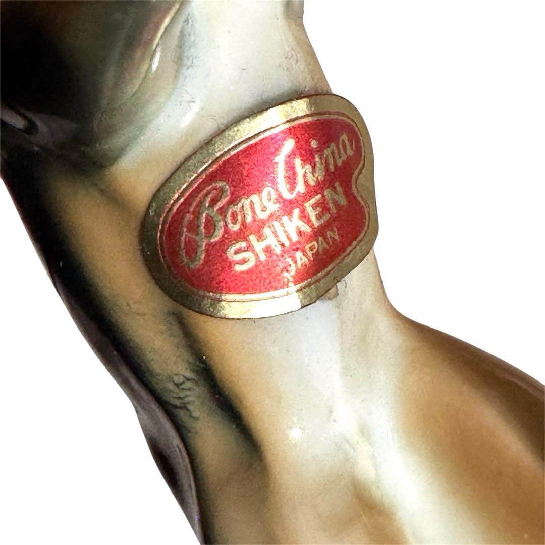 犬 置物 ミニチュア 20匹 Bone China SHIKEN 陶器製 棚付