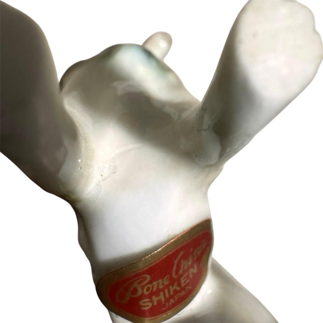 犬 置物 ミニチュア 20匹 Bone China SHIKEN 陶器製 棚付