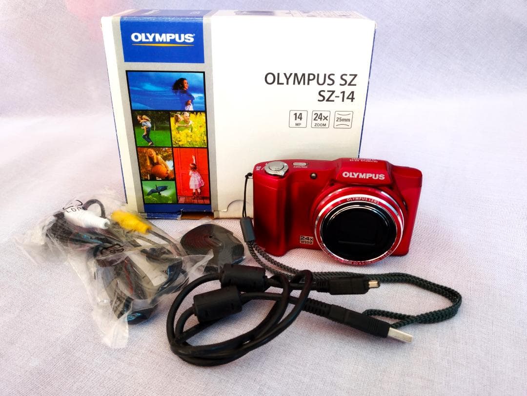 OLYMPUS SZ-14 レッド 多少難あり