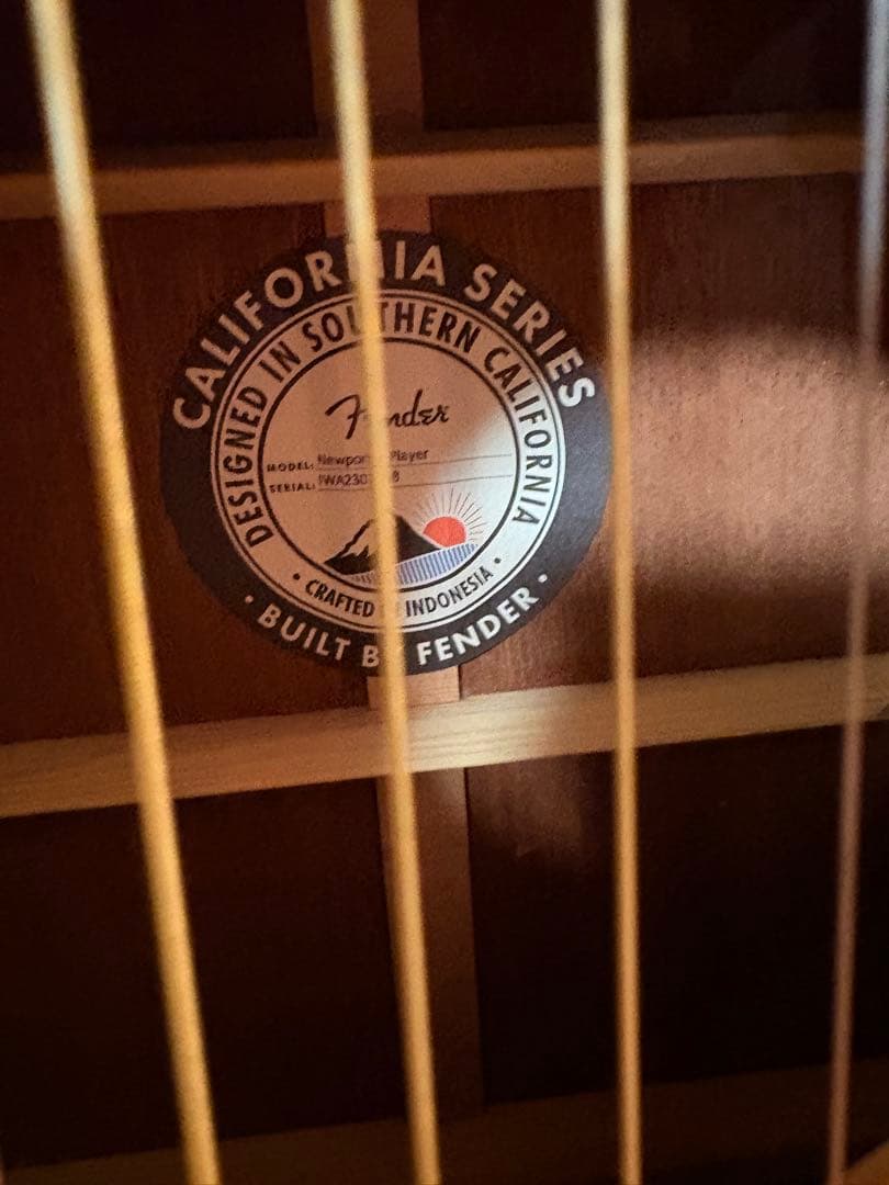 美品 Fender Newporter Player エレアコ
