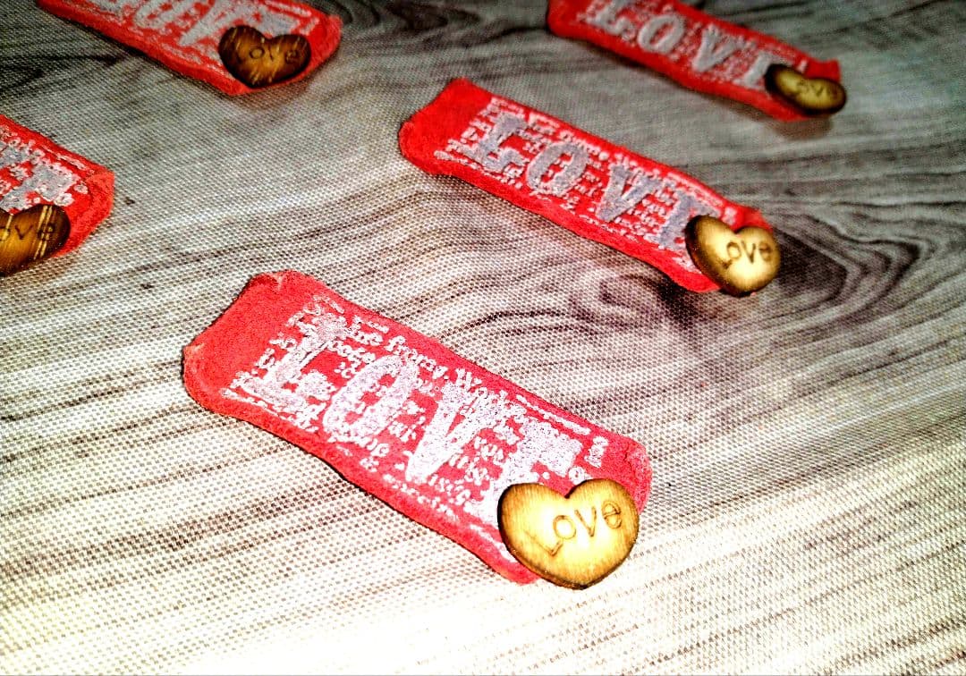 訳あり　バレンタインデー　ＶＤ♥CHOCO　オリジナル革タグ6枚セット