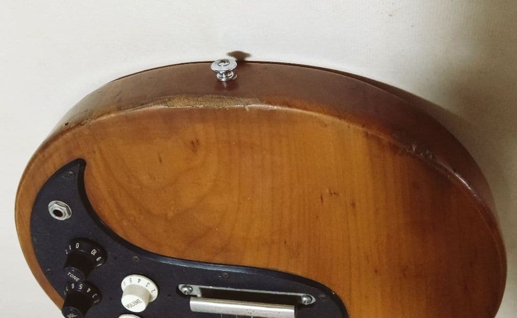 ヴィンテージ エレキギター ナチュラルウッド レア