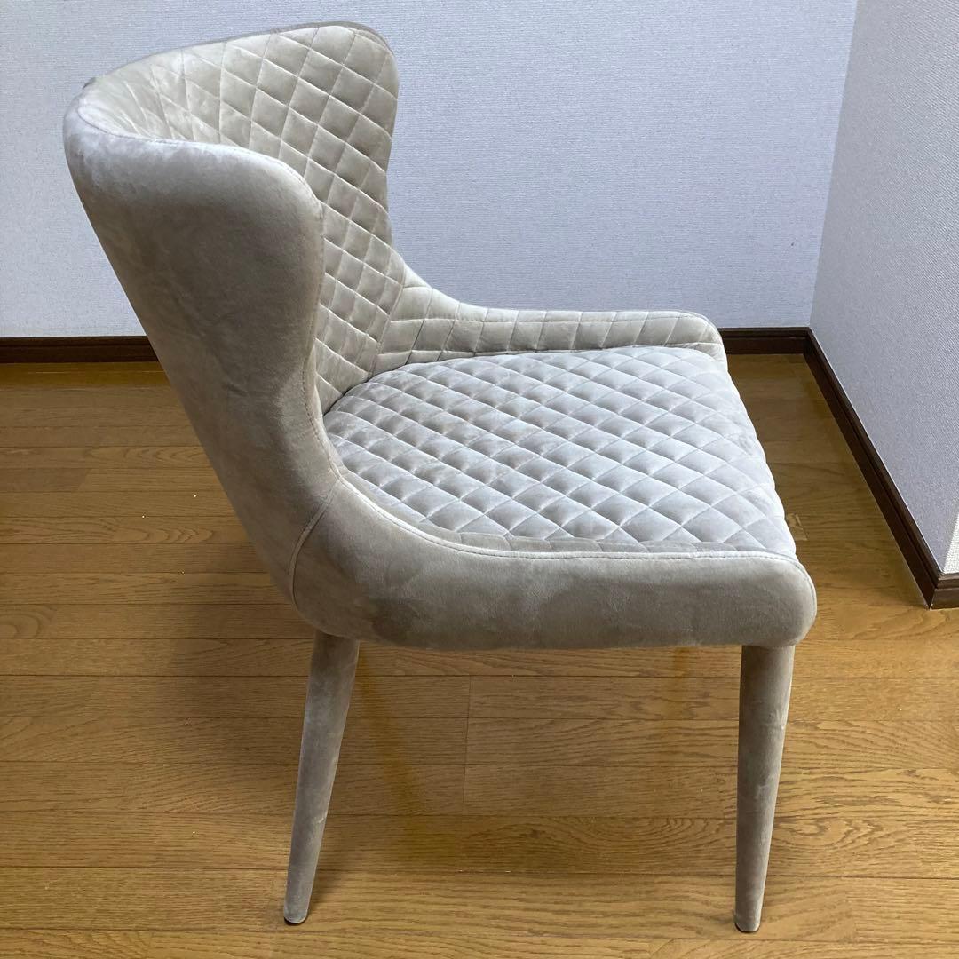 moda en casa モダンエンカーサ　バンケットチェア　グレー