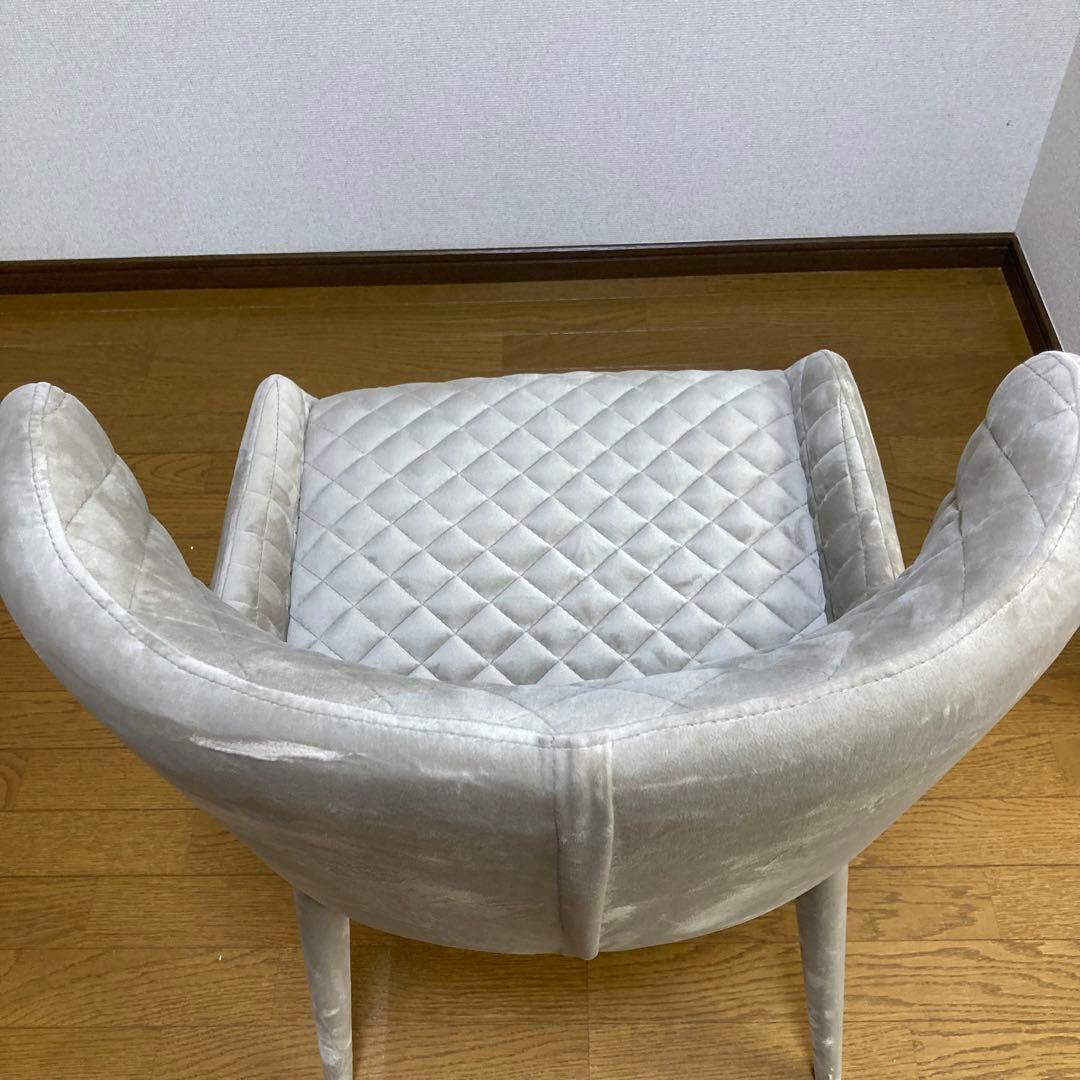 moda en casa モダンエンカーサ　バンケットチェア　グレー