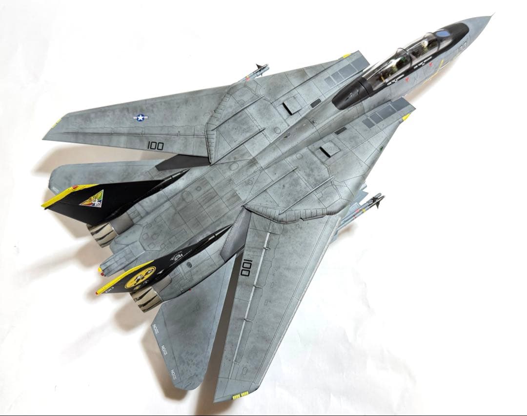 タミヤ1/48 F-14D TOMCATトムキャッターズ仕様 完成品