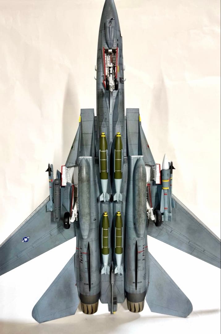 タミヤ1/48 F-14D TOMCATトムキャッターズ仕様 完成品