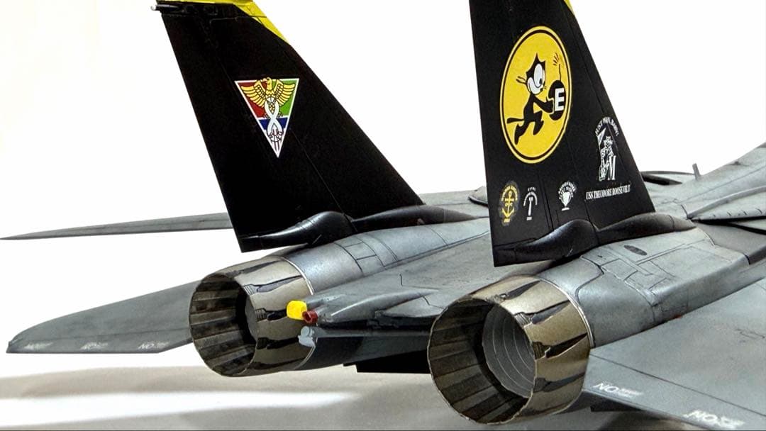 タミヤ1/48 F-14D TOMCATトムキャッターズ仕様 完成品
